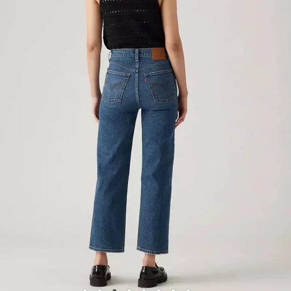 Levi's Ribcage Straight Ankle Women's Jeans Sz 31 - Picture 3 of 14
